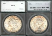 Us Coins - 1886 Morgan Dollar SEGS MS62