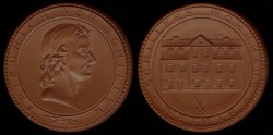 World Coins - 1947-1973 - German Democratic Republic : Friedrich Von Schiller Commemorative Medal