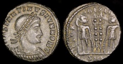 Ancient Coins - Constantine II Ae3 - GLORIA EXERCITVS - Cyzicus Mint