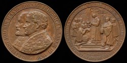 World Coins - 1839 Germany (Berlin) - Joachim II- Elector of Brandenburg – Medal commemorating the 300th Anniversary of his Communion at St. Nicholas' Church in Spandau