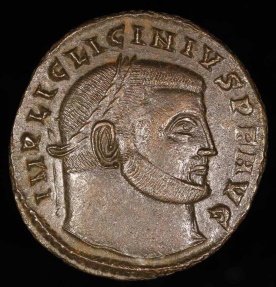 Ancient Coins - Licinius I Ae3 - IOVI CONSERVATORI - Siscia Mint
