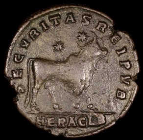 Ancient Coins - Julian II Ae28 - SECVRITAS REIPVB - Heraclea Mint