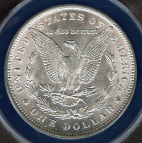 US Coins - 1887 Morgan Dollar ANACS MS62