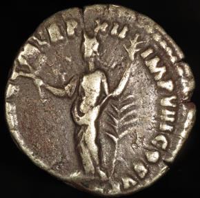 Ancient Coins - Commodus Denarius - HILAR AVG PM TRP XII IMP VIII COS V PP - Rome Mint 