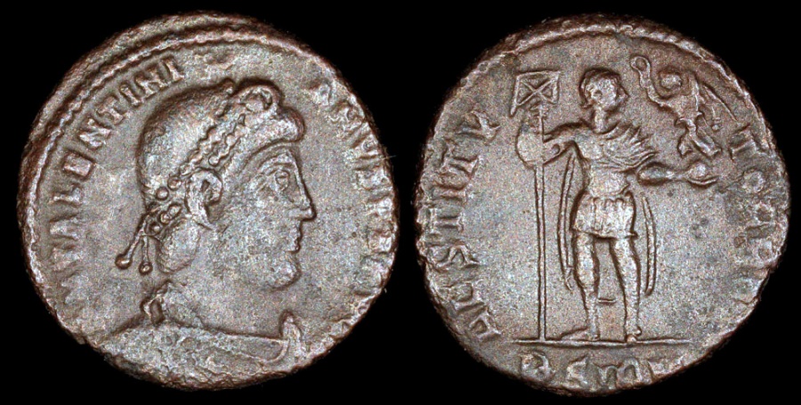 Ancient Coins - Valentinian I Ae3 - RESTITVTOR REIP - Cyzicus Mint 
