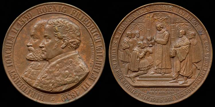 1839 Germany (Berlin) - Joachim II- Elector of Brandenburg