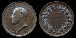 World Coins - 1886 – Great Britain: Prince Albert - Colonial & Indian Exhibition – London