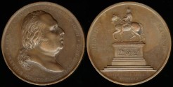 World Coins - 1817 France - Restoration of Henri IV Equestrian Statue 