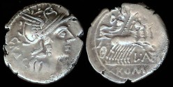 Ancient Coins - L Antestius Gragulus Denarius (136 BC)