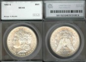 Us Coins - 1882s Morgan Dollar SEGS MS64