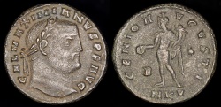 Ancient Coins - Galerius Ae Follis - GENIO AVGVSTI - Cyzicus Mint