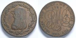 World Coins - 1788 Great Britain - ANGLESEY - Handsworth - Druid's Head Penny Token - VF