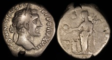 Ancient Coins - Antoninus Pius Denarius - COS IIII - Rome Mint 