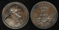 World Coins - 1820 France - King Henri IV Legion of Honor Commemorative Medal by Baron de Puymaurin and Jean-Pierre Droz