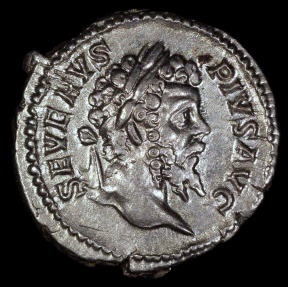 Ancient Coins - Septimius Severus Denarius - VICT PART MAX - Rome Mint