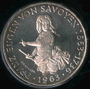 World Coins - 1963 Austria 25 Shilling ACG PR-67 Deep Cameo - Silver Commemorative (Only 5,931 Pieces were Struck in Proof)