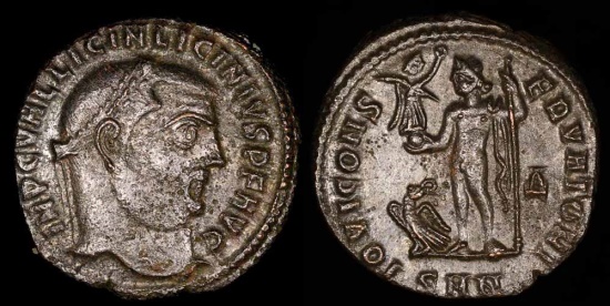 Ancient Coins - Licinius I Follis - IOVI CONSERVATORI - Nicomedia Mint 