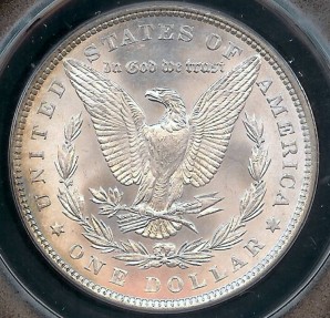 US Coins - 1886 Morgan Dollar ANACS MS64
