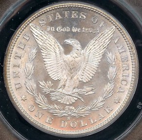 US Coins - 1880s Morgan Dollar ANACS MS64