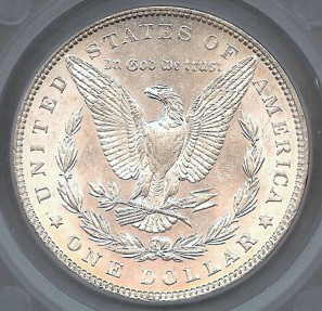 US Coins - 1887 Morgan Dollar SEGS MS63