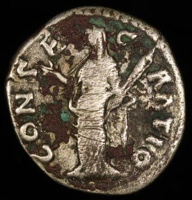 Ancient Coins - Faustina I Denarius - CONSECRATIO - Rome Mint