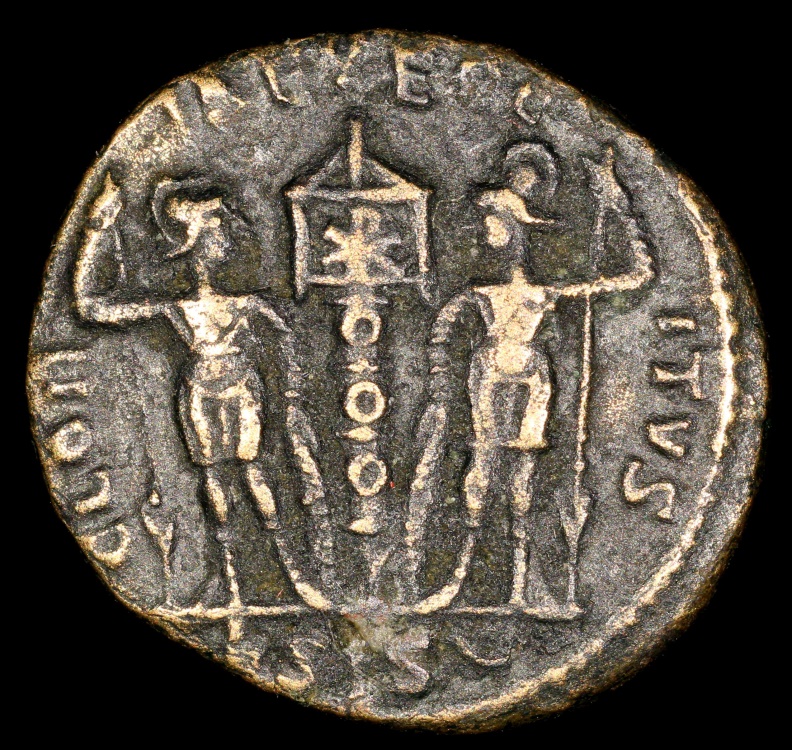 Constans Ae3 GLORIA EXERCITVS Siscia Mint Roman Imperial Coins
