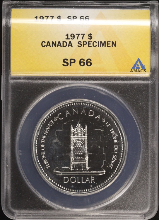CANADA 1977 SPECIMEN COMMEMORATIVE SILVER DOLLAR COIN 