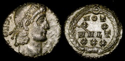 Ancient Coins - Constantius II Ae4 - VOT XX MVLT XXX - Constantinople Mint 