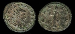 Ancient Coins - Claudius II, Gothicus Antoninianus - SALVS AVG - Antioch Mint
