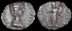 Ancient Coins - Julia Domna Denarius - HILARITAS - Laodicea Mint