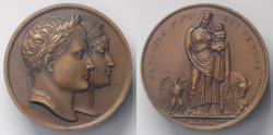 World Coins - 1811 France - Napoleon - The Birth of the King of Rome by Jean-Bertrand Andrieu, Dominique-Vivant Denon and Julien Marie Jouannin