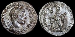 Ancient Coins - Elagabalus Denarius - INVICTVS SACERDOS AVG - Rome Mint 