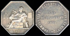 World Coins - 1831 France - Jeton - Commissaires Experts Du Gouvernement 
