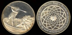 World Coins - 1975 Italy – Charon’s Boat by Guerrino Mattia Monassi for the Franklin Mint - Proof Silver (Only 19,412 Pieces Were Struck)