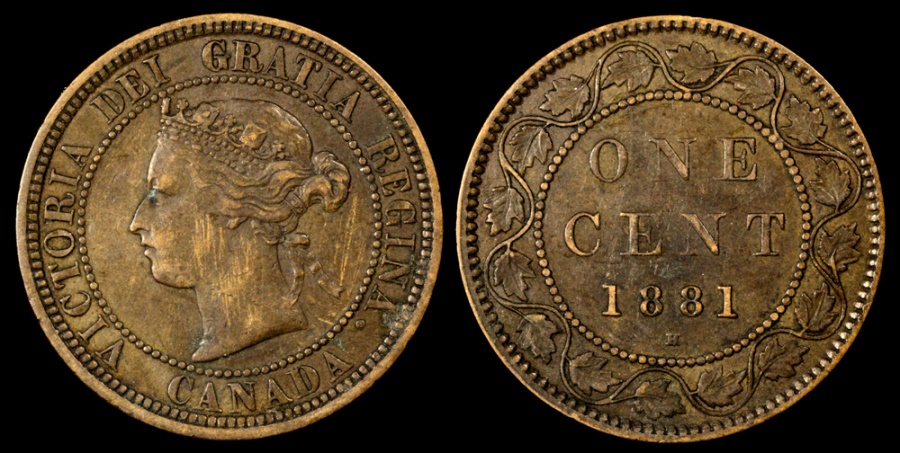 1881 H Canada 1 Cent - Victoria - AU | North & Central American and ...