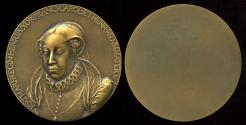 World Coins - 1579 France - Catherine de Medici by Germain Pilon