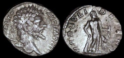 Ancient Coins - Septimius Severus Denarius - HERCVLI DEFENS - Rome Mint