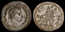 Ancient Coins - Constantine I Follis - GENIO POP ROM - London Mint