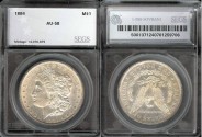 Us Coins - 1884 Morgan Dollar SEGS AU58