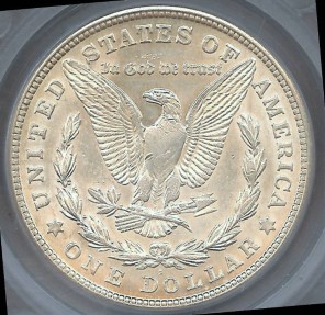 US Coins - 1921 S Morgan Dollar - VAM 1E - SEGS AU58