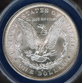US Coins - 1881s Morgan Dollar ANACS MS63