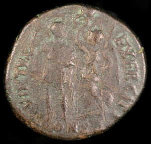 Ancient Coins - Arcadius Ae3 - VIRTVS EXERCITI - Constantinople Mint