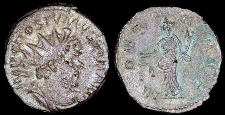 Ancient Coins - Postumus Antoninianus - MONETA AVG - Cologne Mint
