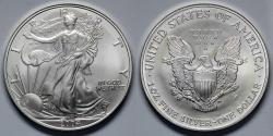 Us Coins - 2004 American Silver Eagle - Struck at West Point Mint (1 Full Ounce of Silver) BU