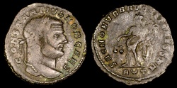 Ancient Coins - Constantius I Follis - SAC MON VRB AVGG ET CAESS NN - Rome Mint
