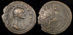 Ancient Coins - Aurelian Antoninianus - FORTVNA REDVX - Mediolanum Mint 