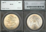 Us Coins - 1882s Morgan Dollar SEGS MS64