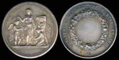 World Coins - 1870 France – Horticultural Prize Medal 