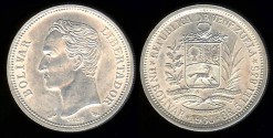 World Coins - 1960(a) Venezuela 1 Bolivar BU