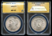 Us Coins - 1899o Morgan Dollar ANACS MS63